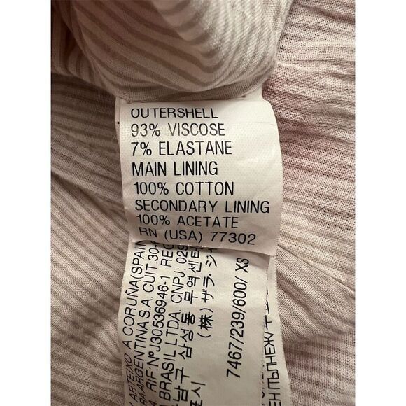 ZARA BASIC Women's Red Blazer XS Single-Button Casual Jacket​ - Picture 6 of 6